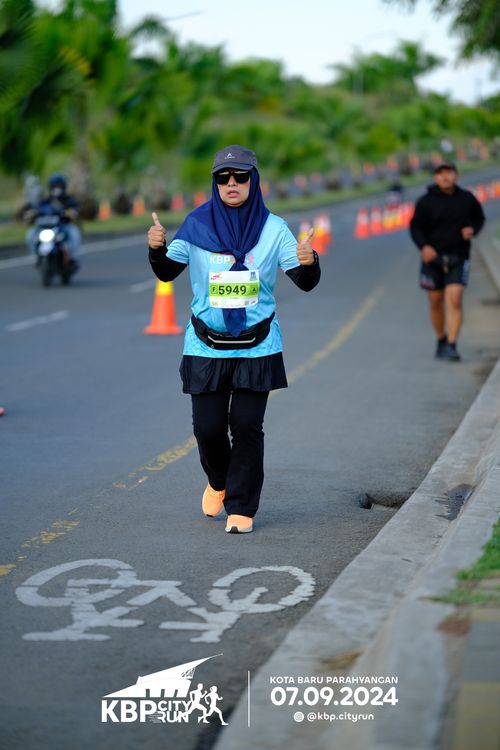Race photo from KBP City Run 2024