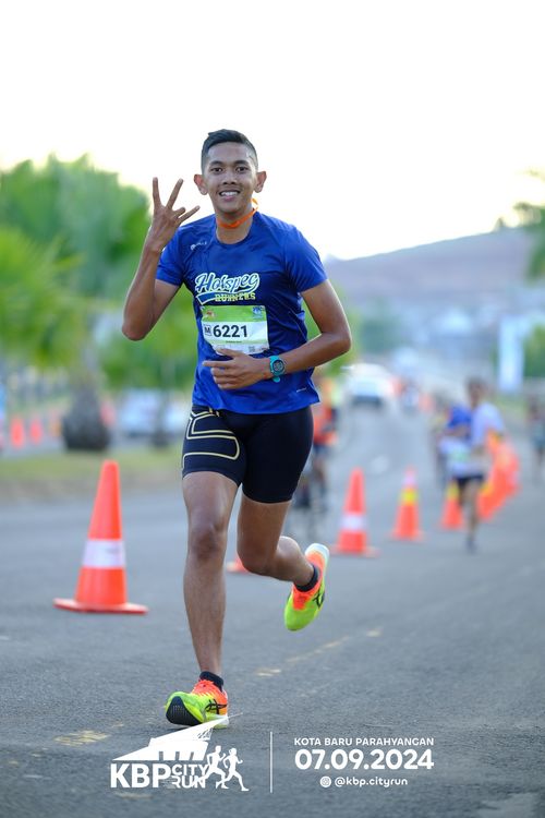 Race photo from KBP City Run 2024