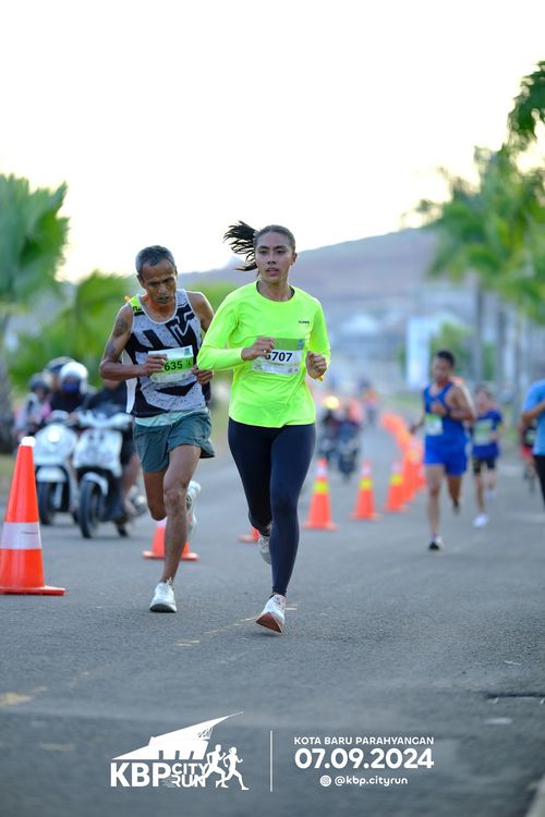 Race photo from KBP City Run 2024