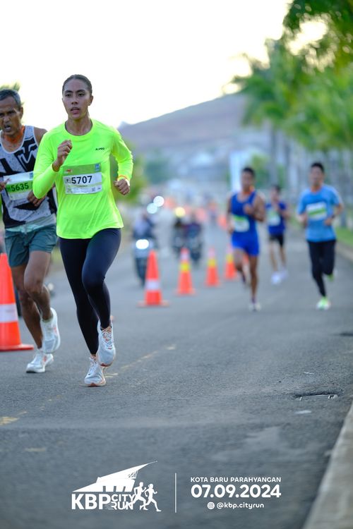 Race photo from KBP City Run 2024