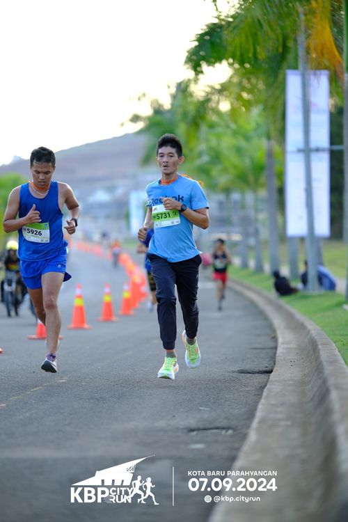 Race photo from KBP City Run 2024