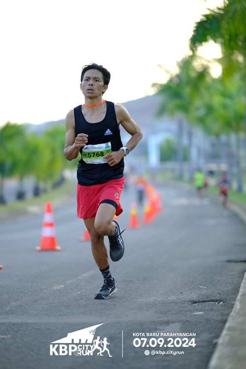 Race photo from KBP City Run 2024
