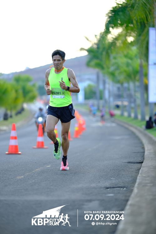 Race photo from KBP City Run 2024