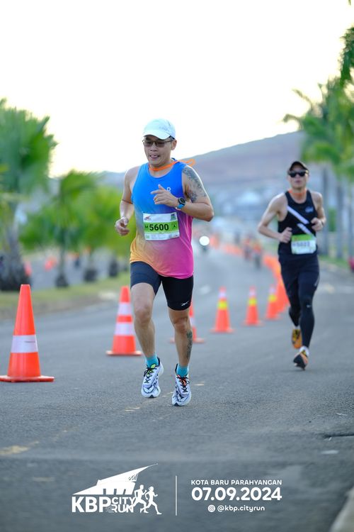 Race photo from KBP City Run 2024