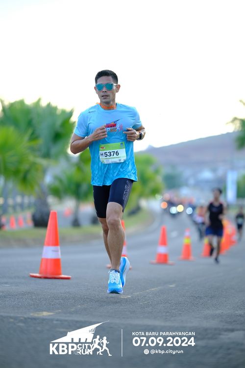 Race photo from KBP City Run 2024