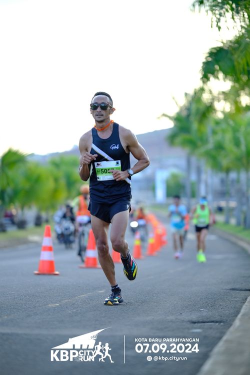 Race photo from KBP City Run 2024