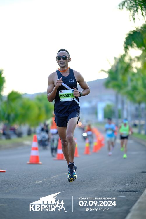 Race photo from KBP City Run 2024