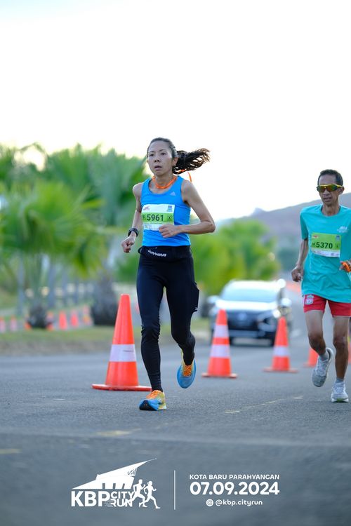 Race photo from KBP City Run 2024
