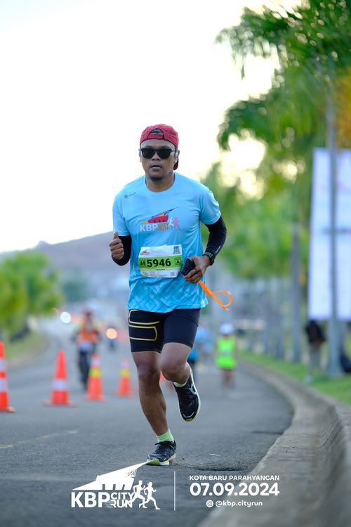 Race photo from KBP City Run 2024