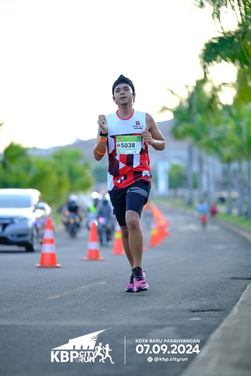 Race photo from KBP City Run 2024