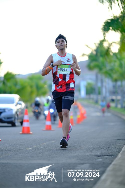 Race photo from KBP City Run 2024