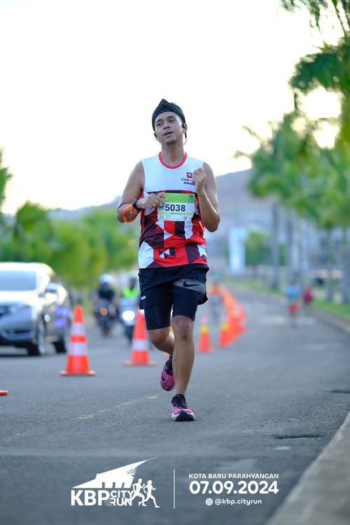 Race photo from KBP City Run 2024