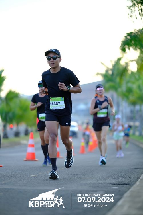 Race photo from KBP City Run 2024