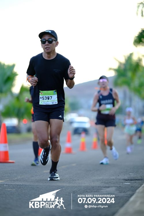 Race photo from KBP City Run 2024
