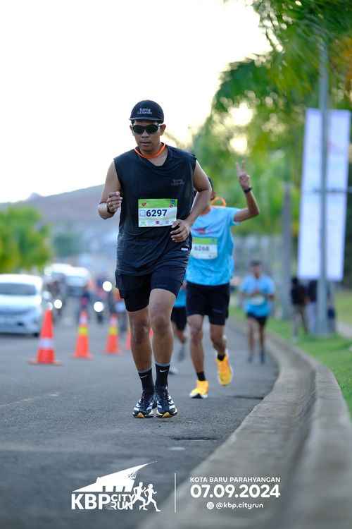 Race photo from KBP City Run 2024