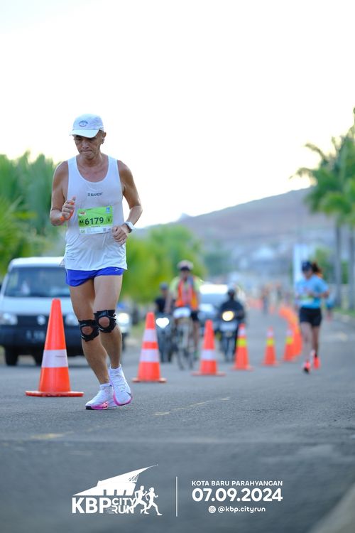 Race photo from KBP City Run 2024