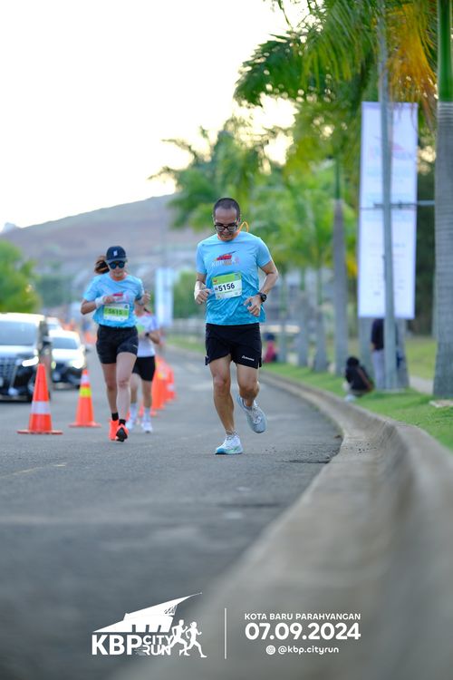 Race photo from KBP City Run 2024
