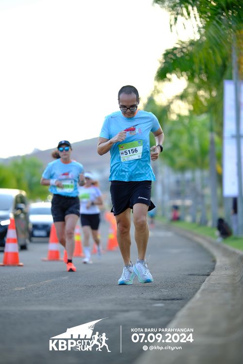 Race photo from KBP City Run 2024