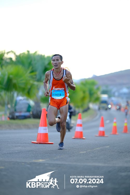 Race photo from KBP City Run 2024