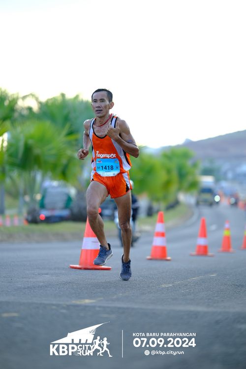 Race photo from KBP City Run 2024