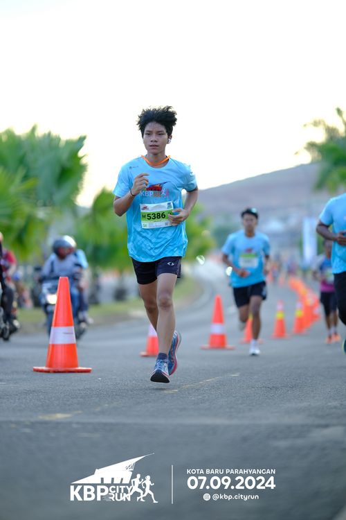 Race photo from KBP City Run 2024