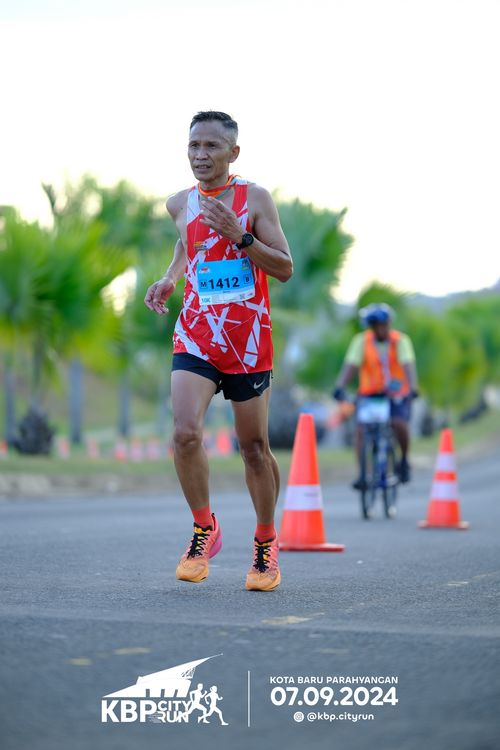 Race photo from KBP City Run 2024