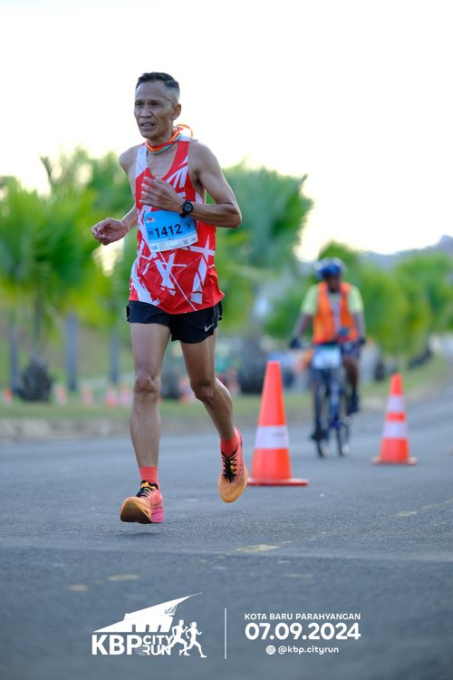 Race photo from KBP City Run 2024