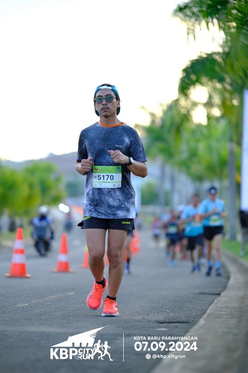 Race photo from KBP City Run 2024