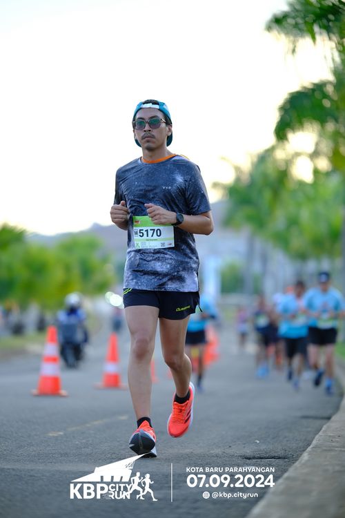 Race photo from KBP City Run 2024