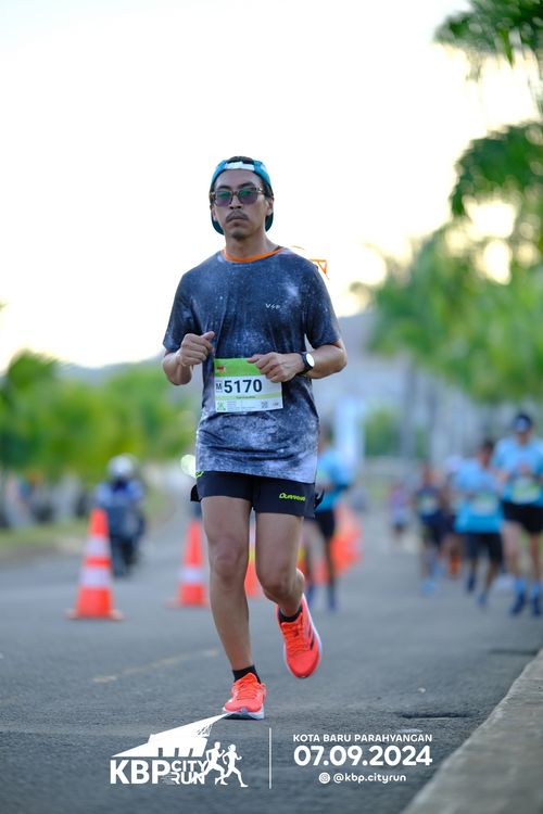 Race photo from KBP City Run 2024