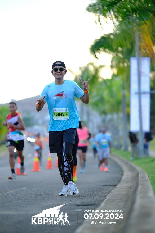 Race photo from KBP City Run 2024