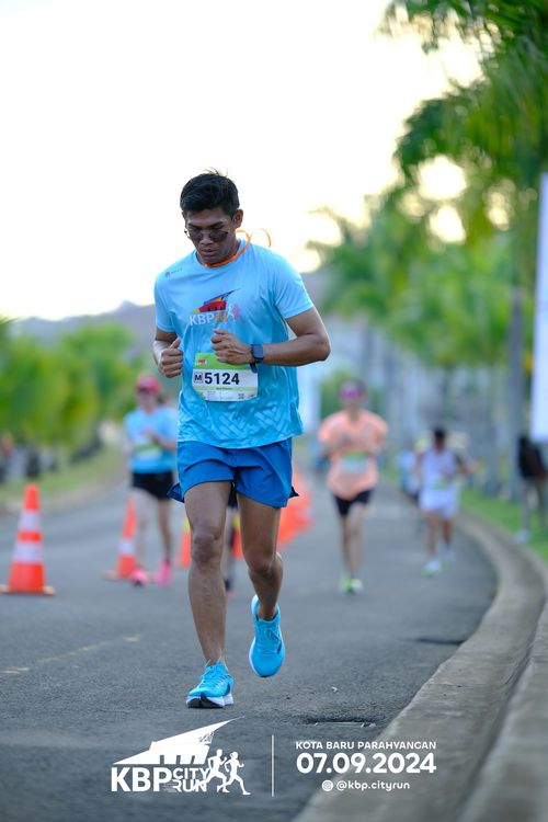 Race photo from KBP City Run 2024