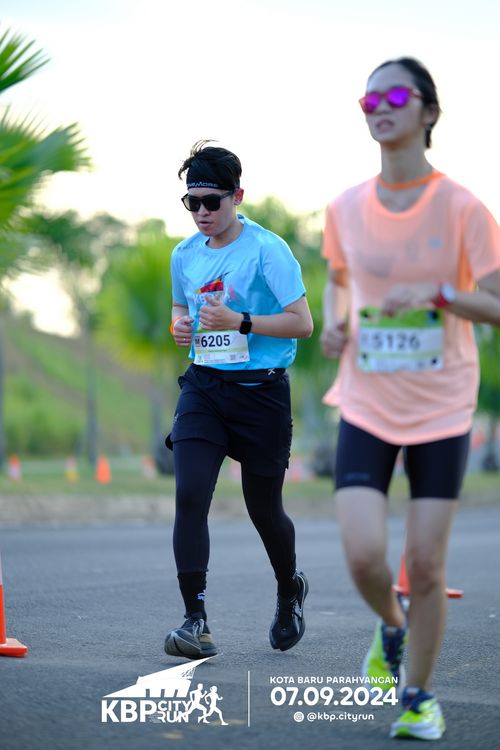 Race photo from KBP City Run 2024