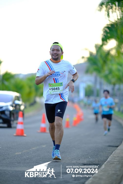 Race photo from KBP City Run 2024