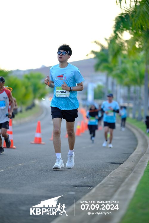 Race photo from KBP City Run 2024