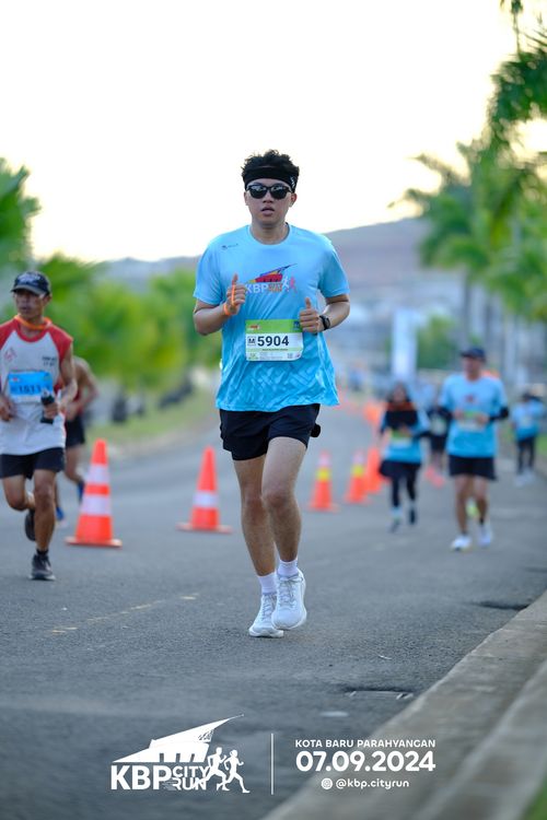 Race photo from KBP City Run 2024