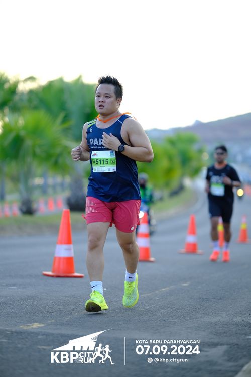 Race photo from KBP City Run 2024