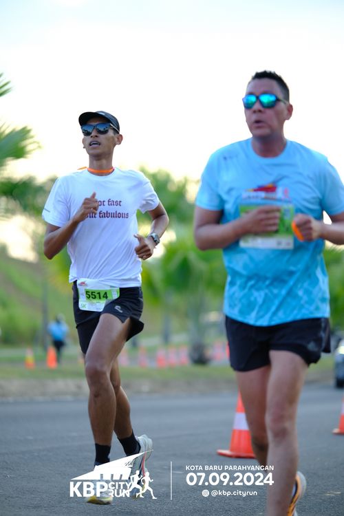 Race photo from KBP City Run 2024