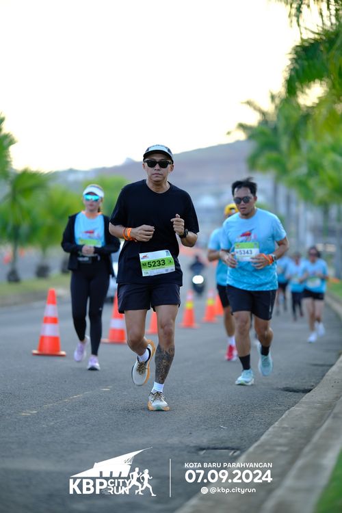 Race photo from KBP City Run 2024