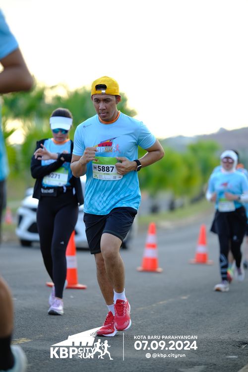 Race photo from KBP City Run 2024