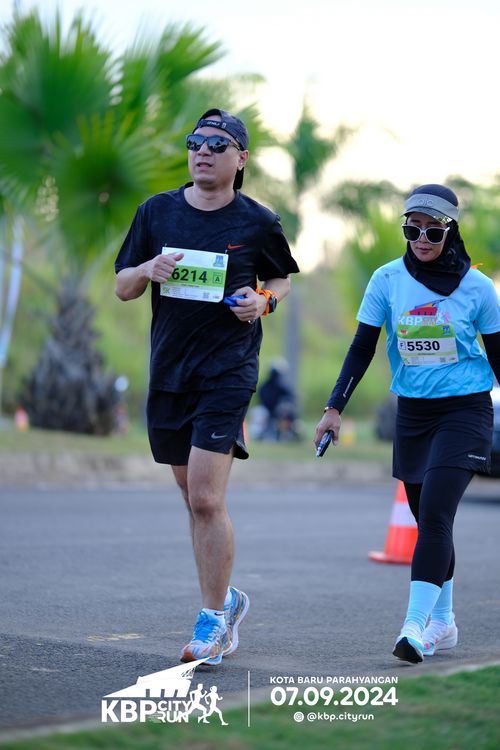 Race photo from KBP City Run 2024