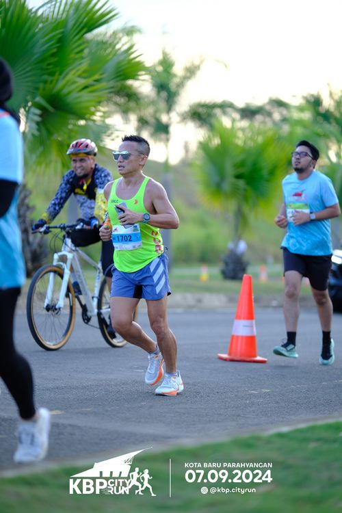 Race photo from KBP City Run 2024