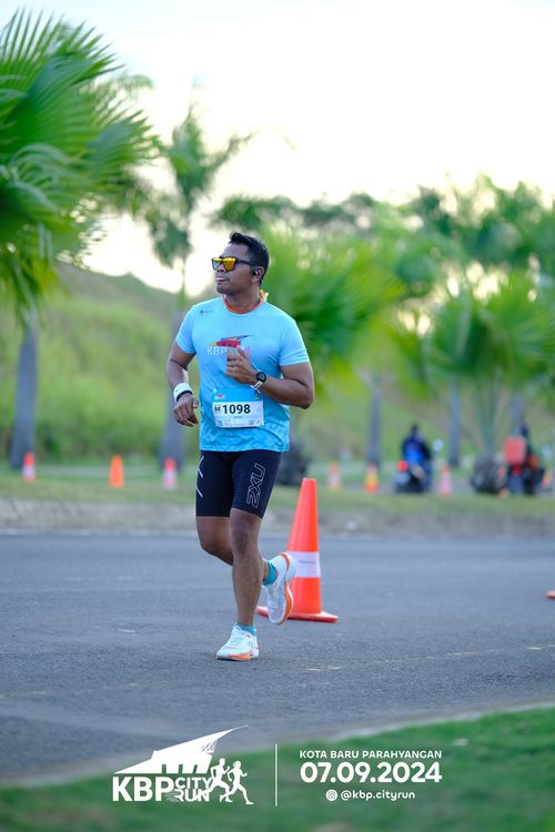 Race photo from KBP City Run 2024