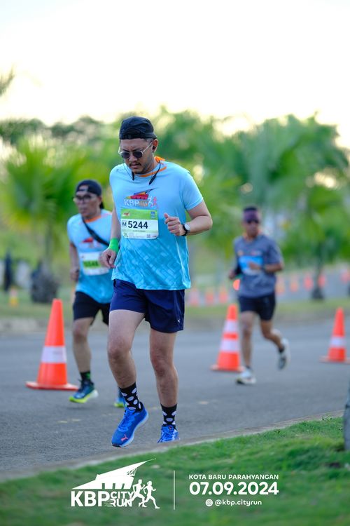 Race photo from KBP City Run 2024