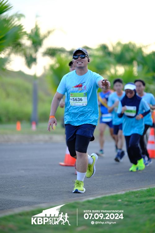 Race photo from KBP City Run 2024