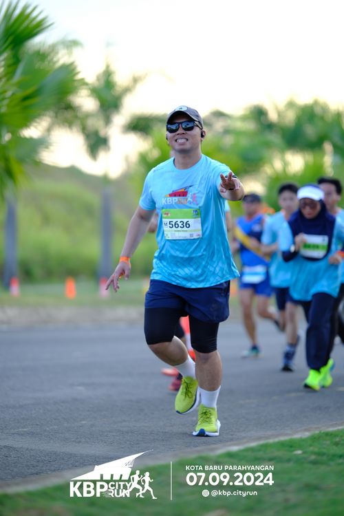 Race photo from KBP City Run 2024