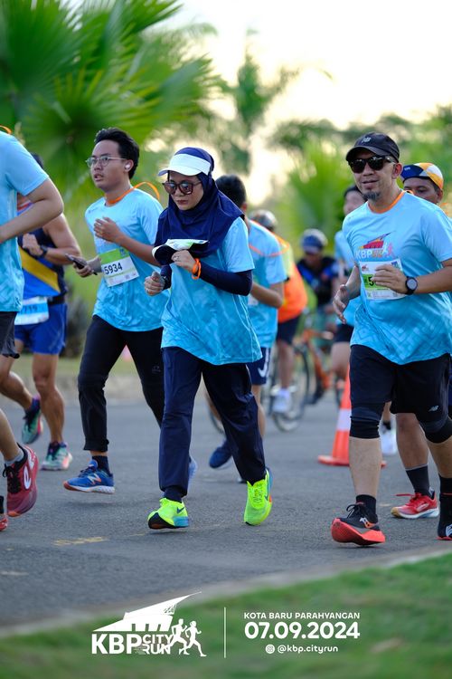 Race photo from KBP City Run 2024