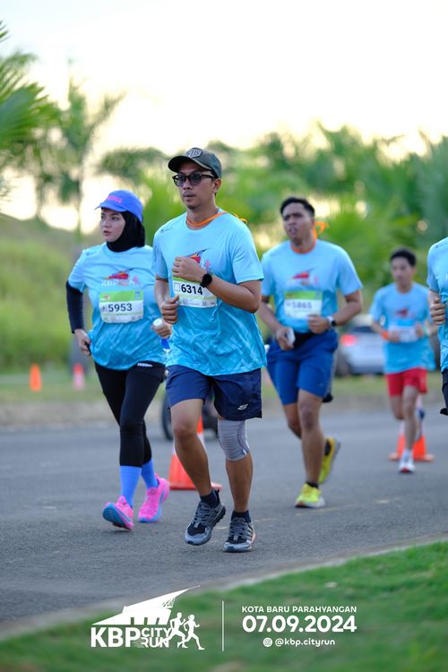 Race photo from KBP City Run 2024