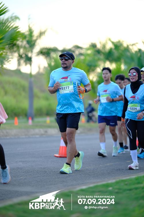 Race photo from KBP City Run 2024