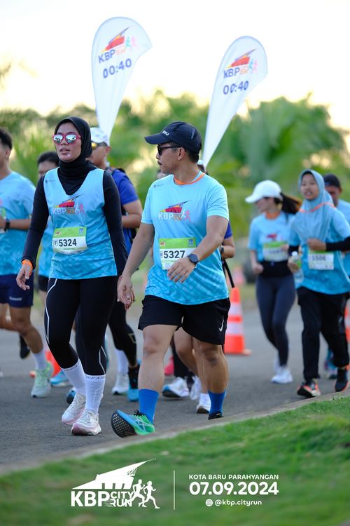 Race photo from KBP City Run 2024